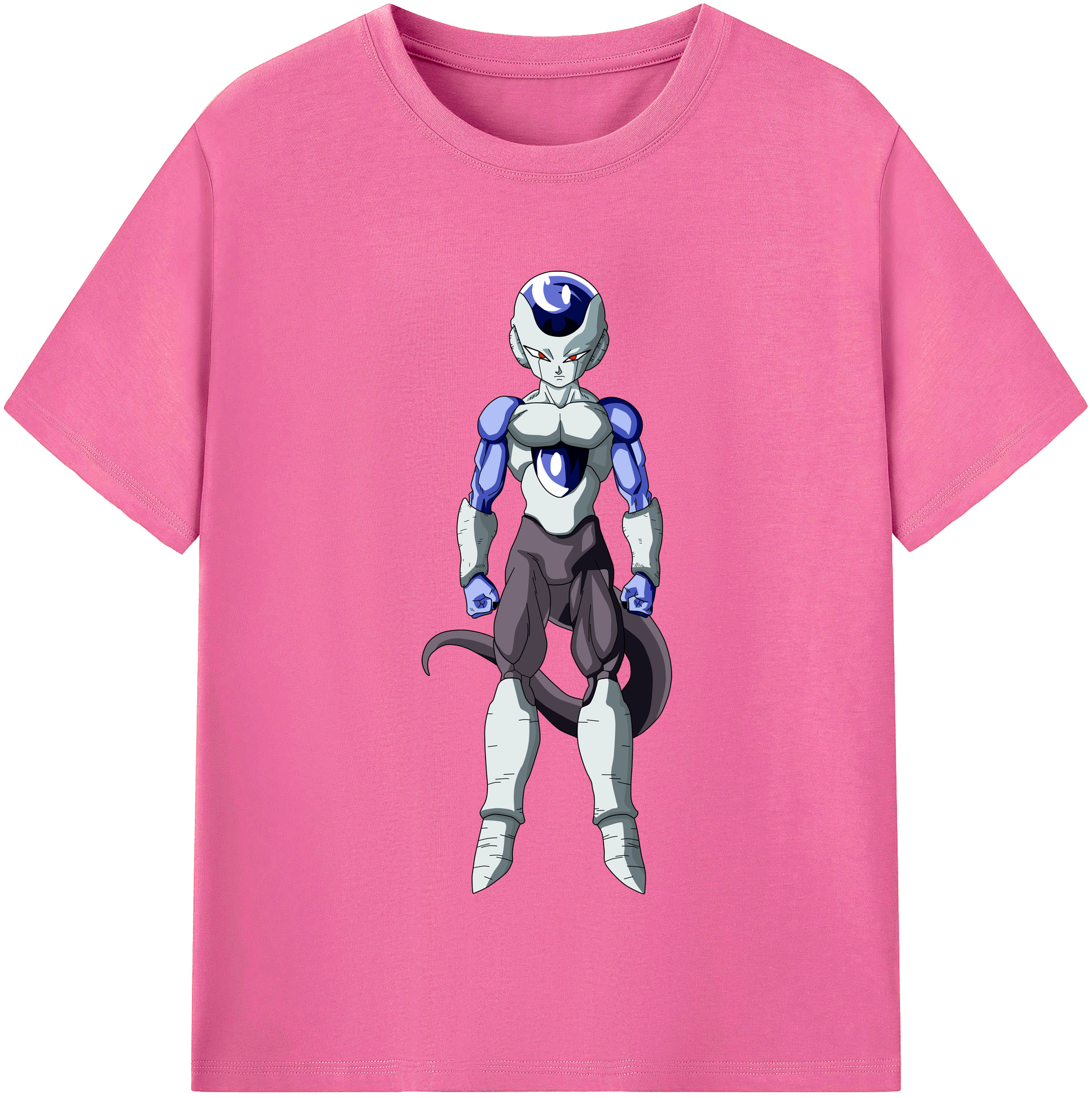 （画像用） ドラゴンボール フリーザ DRAGON BALL Frieza レディースカジュアルプリントTシャツ（綿100％）